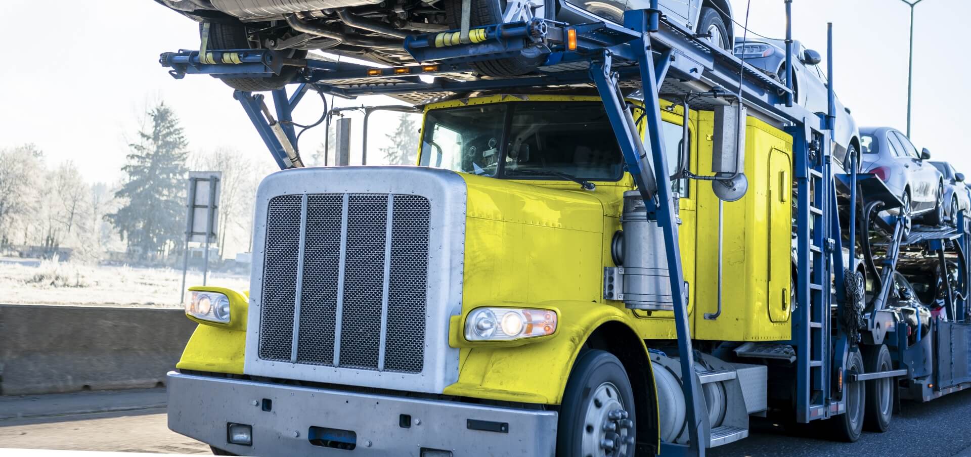 Yellow Car Carrier